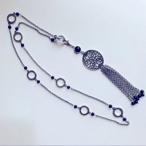 Toggle Clasp Detachable Pendant Long Necklace